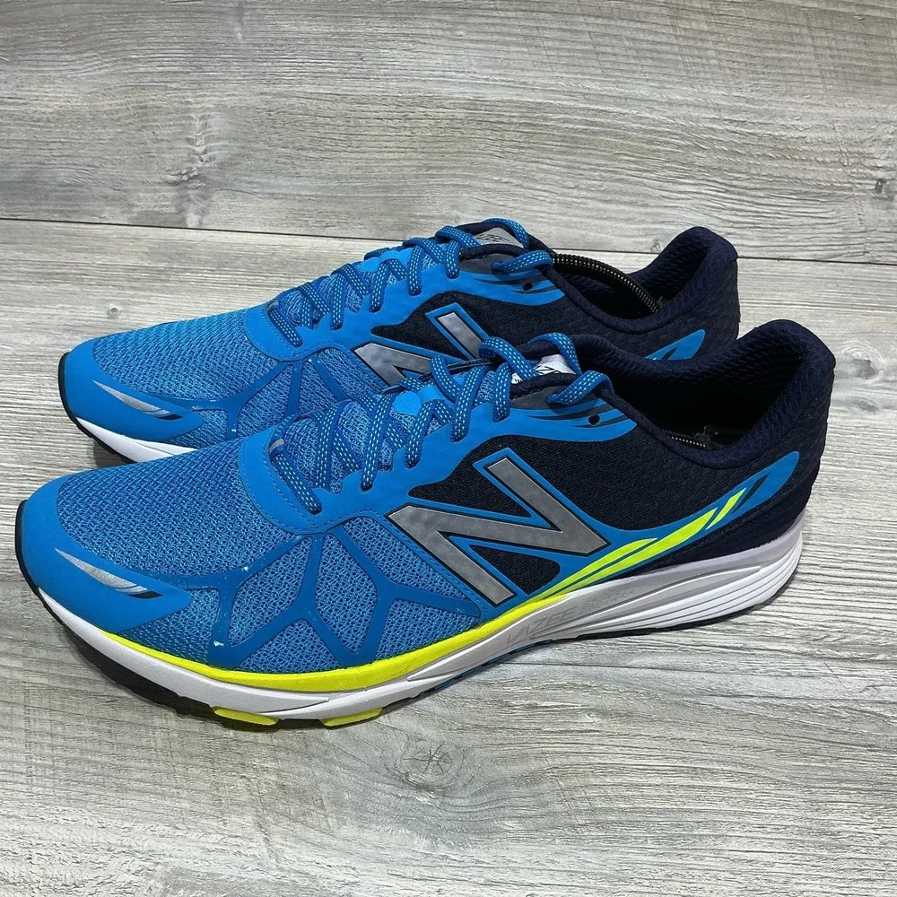 New Balance Vazee Pace MPACEBY Blue Yellow Running Shoes Sneakers Men's 14 D